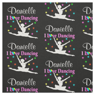 VIBRANT BLACK OCH ROSA PERSONLIG DANCER FABRIC TYG