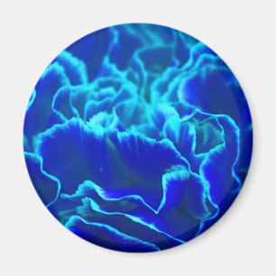 Vibrant blått och blåfärgad blåfärgad blåfärgad bl magnet