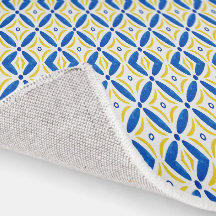 Vibrant blått och Gult