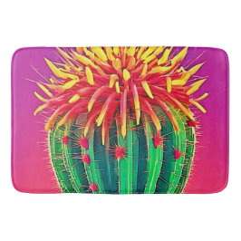 Vibrant Blodkaktus Badrumsmatta