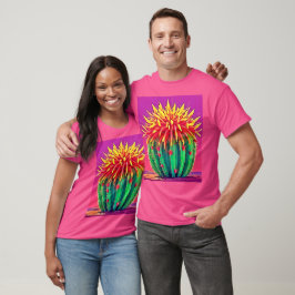 Vibrant Blodkaktus T Shirt