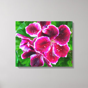 Vibrant blomma canvastryck