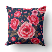 Vibrant Blommigt Elegance Pillow