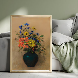 Vibrant Blommigt Harmony Fototryck