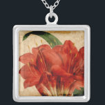 Vibrant Blommigt VIII Silverpläterat Halsband<br><div class="desc">Blommigt</div>