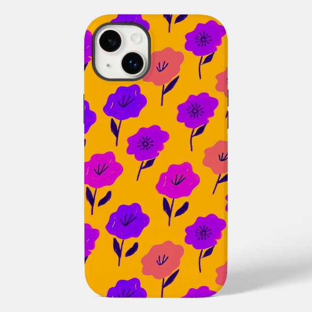 Vibrant Blommönster (Baksida)