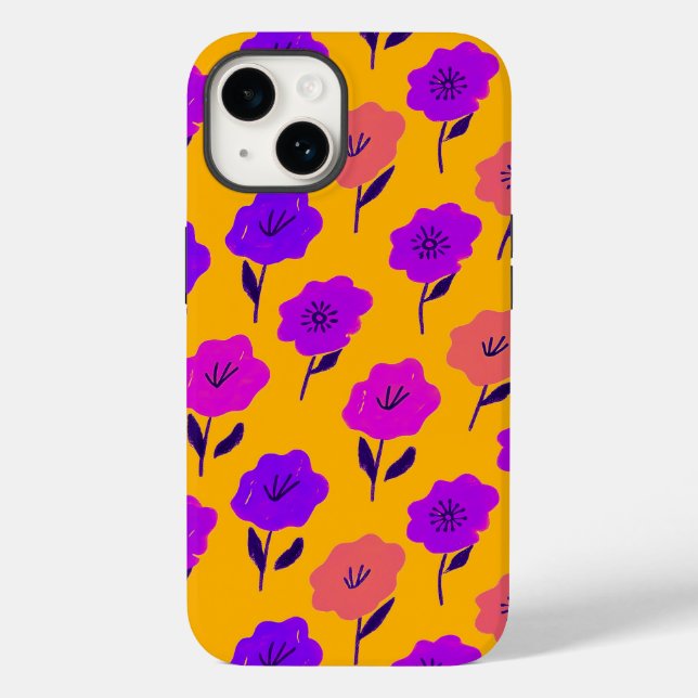Vibrant Blommönster (Baksida)