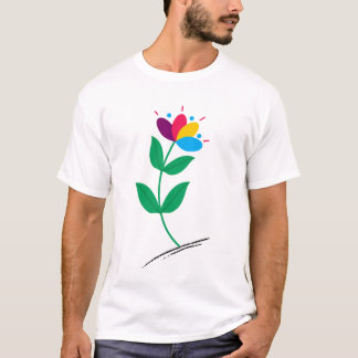 Vibrant Bloom: En färgstark Blommigt - glädje T Shirt
