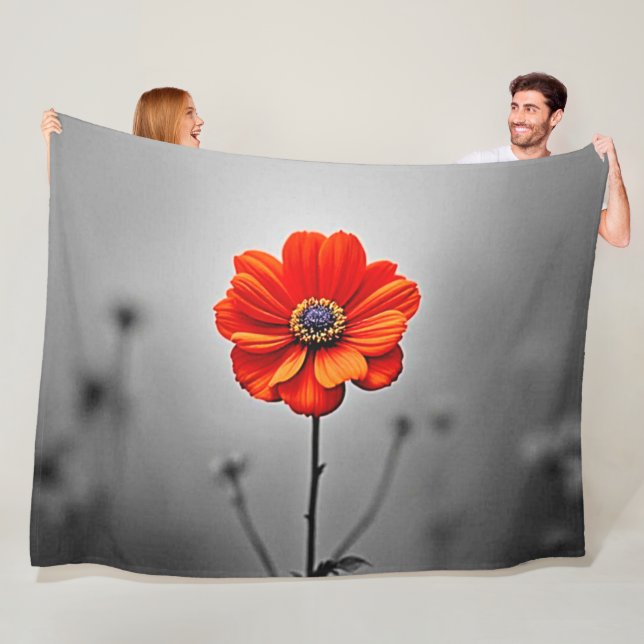 Vibrant Bloom Joy Fleecefilt (På plats)