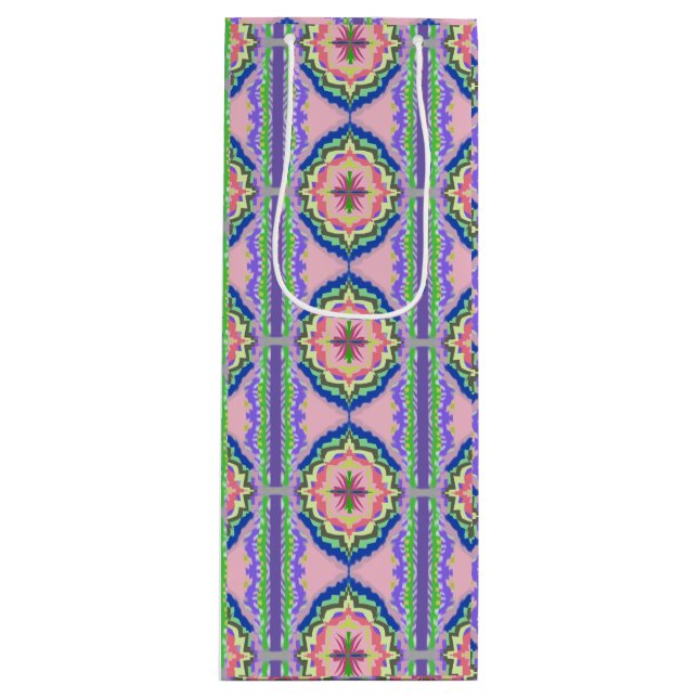 Vibrant Bloom Kaleidoscope: Pink & Emerald Mandala (Framsidan)