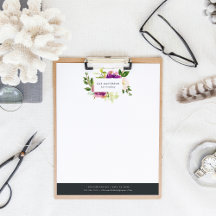 Vibrant Bloom | Logotyp för Blommigt av vattenfärg