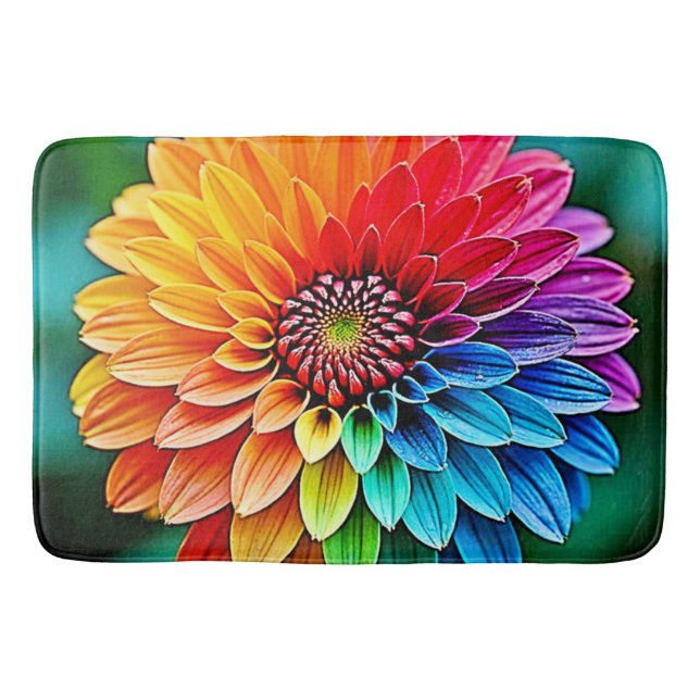 Vibrant Bloom of Hope och Joy Design Badrumsmatta (Framsidan)