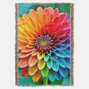 Vibrant Bloom of Hope och Joy Design Filt