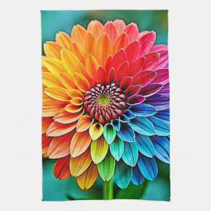 Vibrant Bloom of Hope och Joy Design Kökshandduk