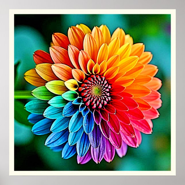 Vibrant Bloom of Hope och Joy Design Poster (Framsidan)