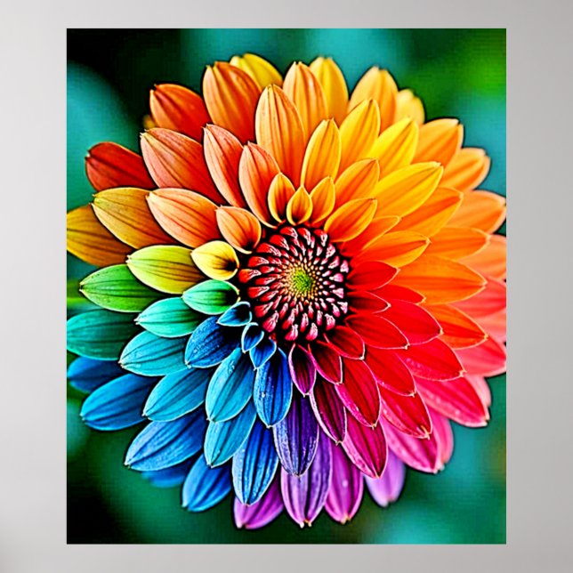 Vibrant Bloom of Hope och Joy Design Poster (Framsidan)