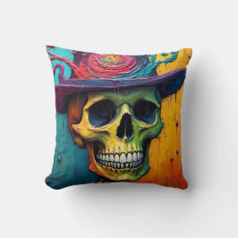 Vibrant Bones Kudde