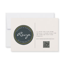 Vibrant botaniskt Blommigt Bröllop QR-kod