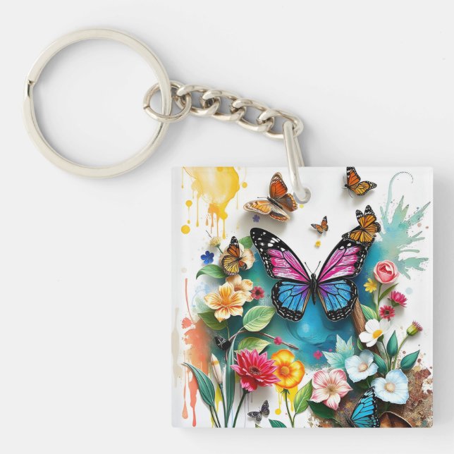 Vibrant Butterfly Garden | Inspinerad Vår-design (Framsidan)