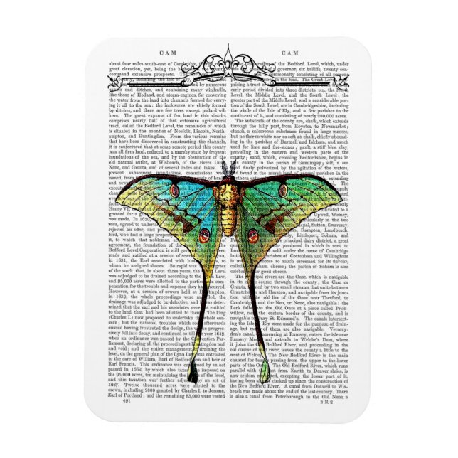 Vibrant Butterfly Magnet (Vertikal)