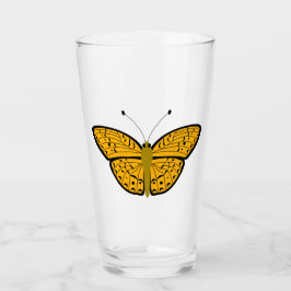 Vibrant Butterfly Tumbler - Natur Glaskopp