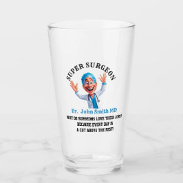 Vibrant Cartoon Surgeon Art for Medical Enthusiast Glaskopp