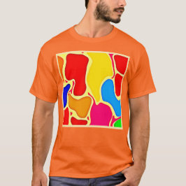 Vibrant Cell Mönster Art T Shirt