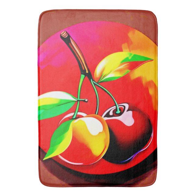Vibrant Cherry Duo Badrumsmatta (Framsidan (Vertikal))