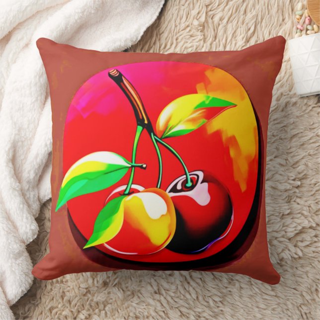 Vibrant Cherry Duo Kudde (Filt)