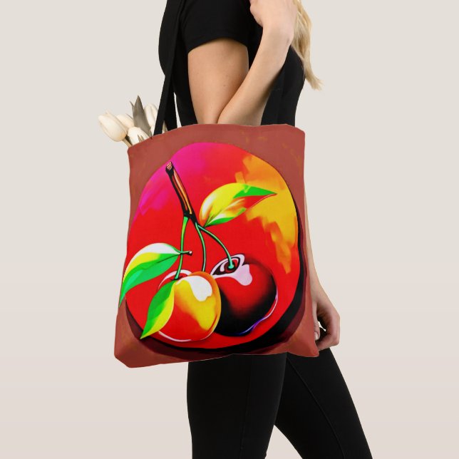 Vibrant Cherry Duo Tygkasse (Närbild)