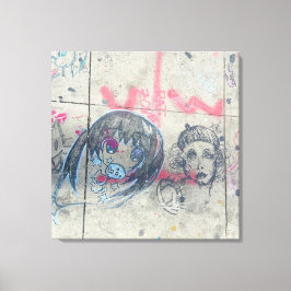 Vibrant Chicago graffiti Canvastryck