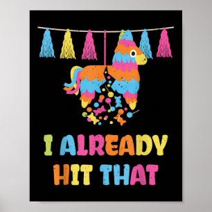 Vibrant Cinco De Mayo Piñata_ Jag Slå redan att P Poster