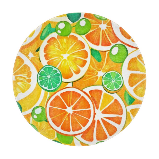 Vibrant Citrus Medley - färska och saftiga skivor (Framsidan)