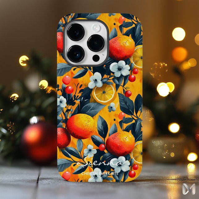 Vibrant Citrus och Berry Mönster för ett färskt ut (Skapare uppladdad)