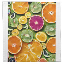 Vibrant Citrus Trasa Napkins