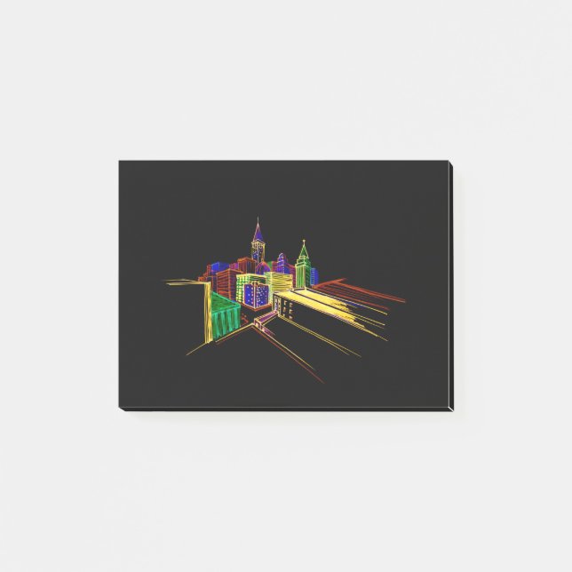Vibrant City Post-it Block (Framsida)