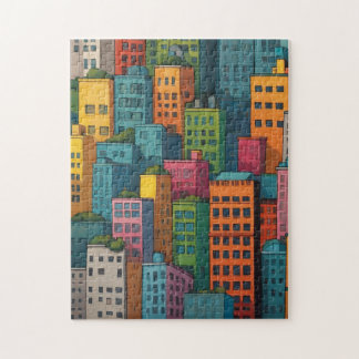 Vibrant City puzzle Pussel