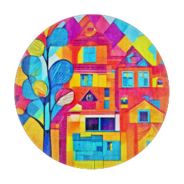 Vibrant Cityscape Dreamscape Art