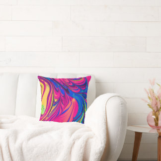 Vibrant Color Aesthetic Pattern Decorative Kudde