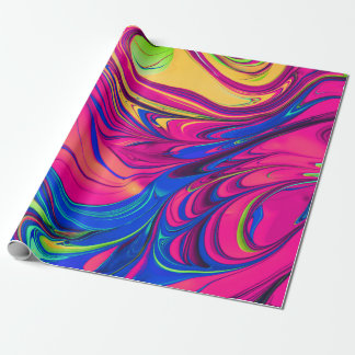 Vibrant Color Aesthetic Pattern Presentpapper