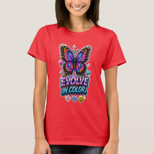 Vibrant Color Splash Dam T Shirt