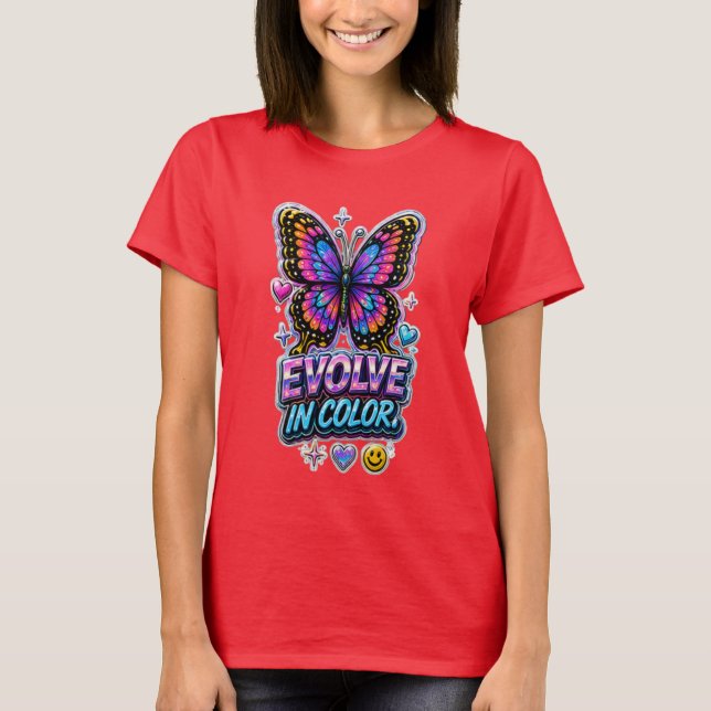 Vibrant Color Splash Dam T Shirt (Framsida)