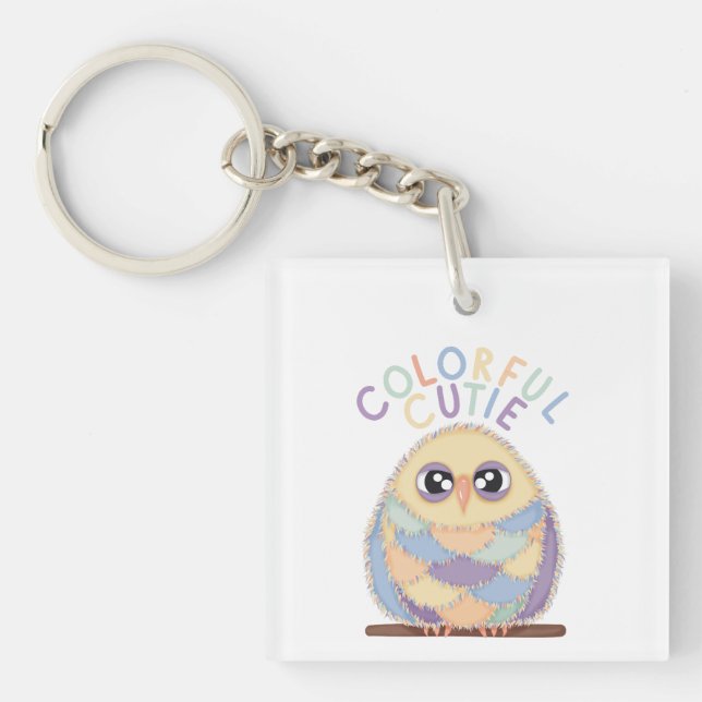Vibrant Colorful Owl with Text (Framsidan)