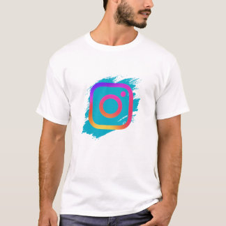 Vibrant Colorful Splash Logo Art - Modern Artistic T Shirt