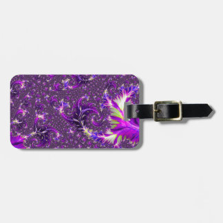 Vibrant Colorful Trippy Groovy Boho Spiral Fractal Bagagebricka