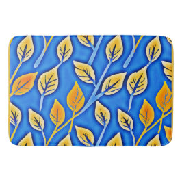 Vibrant ColorVista Löv Mönster Badrumsmatta