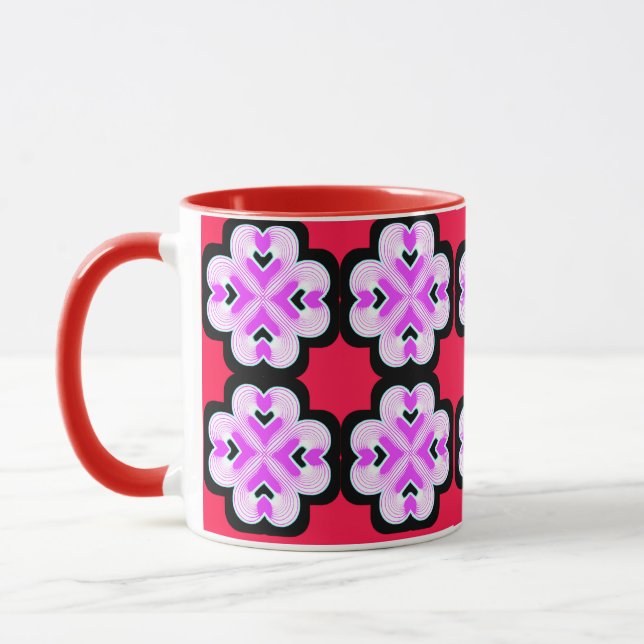 Vibrant Combo Mugg – Perfekt Storlek, Färgrik Digi (Vänster)
