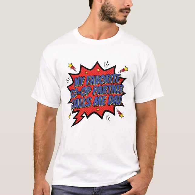 Vibrant Comic Pop Art T Shirt (Framsida)