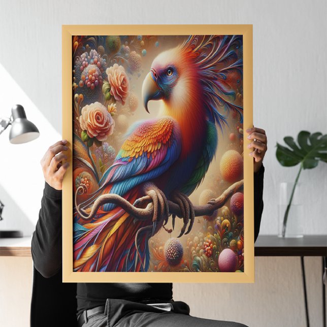 Vibrant Condor Perching Atop Träd Poster (Skapare uppladdad)