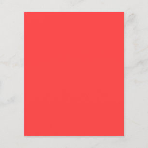 Vibrant Coral Background Färg anpassar detta Flygblad